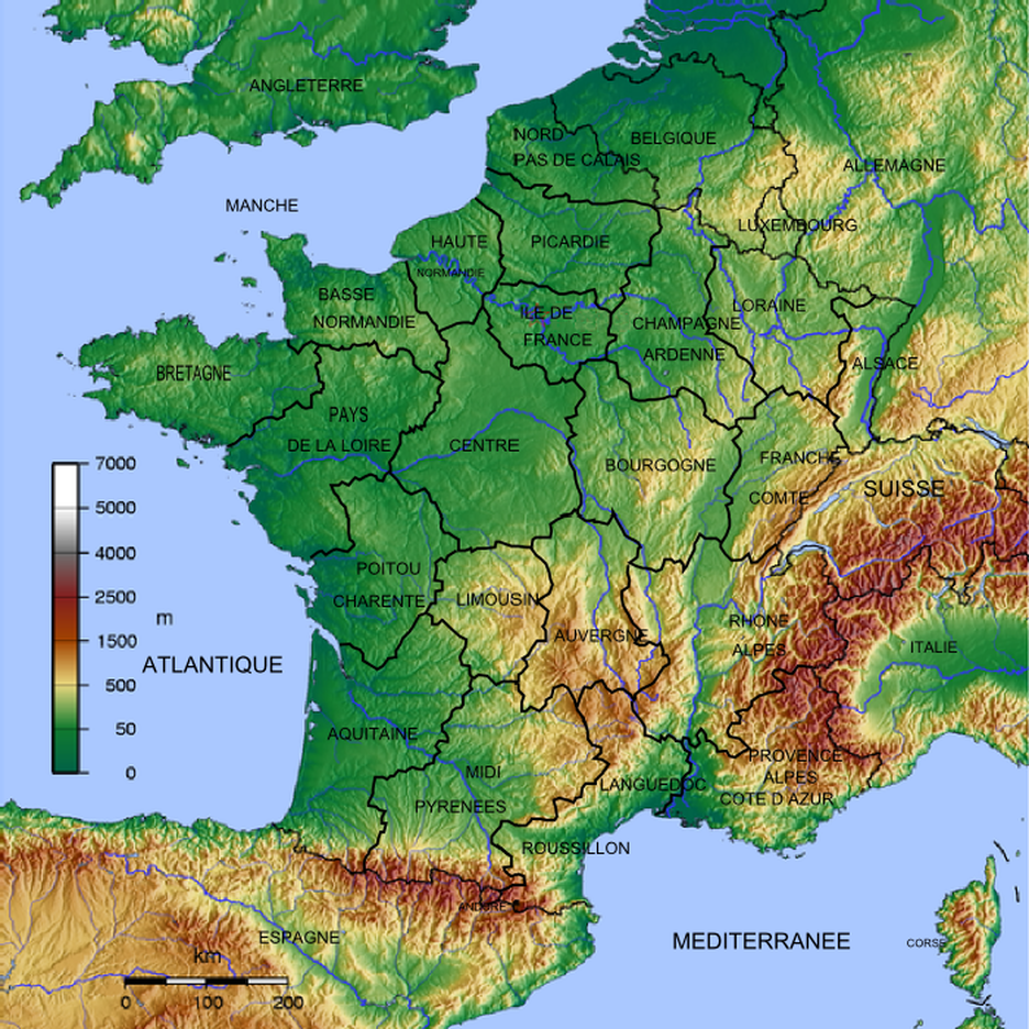 Geographical Features - Poitou-Charentes